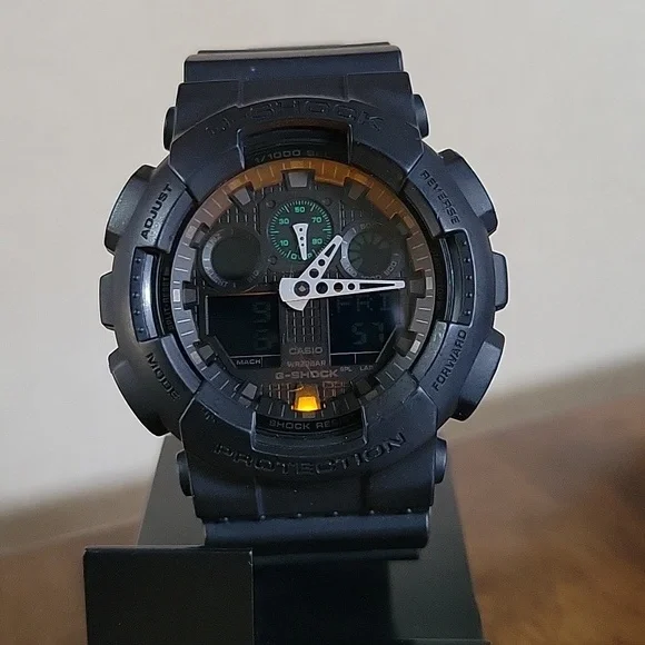 G-Shock XL Case Anti-Magnetic Analog/Digital Watch - GA-100MB-1A - Picture 3 of 7
